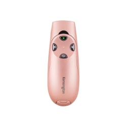 Kensington Presenter Expert Wireless With Green Laser - Rose Gold - Wireless - Radio Frequency - 2.40 GHz - Rose Gold - 1 Pack - USB - 4 Button(s)