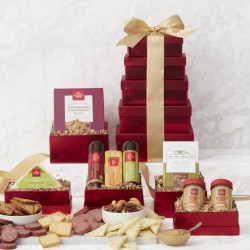 Givens Hearty Meat & Cheese Gift Tower