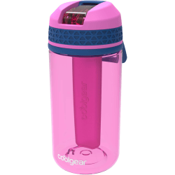 Cool Gear Sipper Water Bottle, 18 Oz, Pink