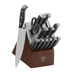 Henckels Statement 14-Piece Self-Sharpening Knife Block Set, Brown