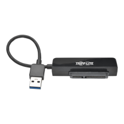 Tripp Lite 6in USB 3.0 SuperSpeed to SATA III Adapter w/ UASP/ 2.5" Black - Storage controller - 2.5" / 3.5" shared - SATA 6Gb/s - USB 3.0 - black