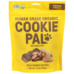 Cookie Pal Dog Biscuits, Peanut Butter, 10 Oz, Total Qty 4