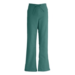 Medline ComfortEase™ Polyester/Cotton Modern Fit Ladies' Tall Cargo Scrub Pants, Medium, Evergreen