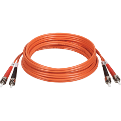 Tripp Lite 3M Duplex Multimode 62.5/125 Fiber Optic Patch Cable ST/ST 10' 10ft 3 Meter, N302010