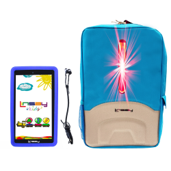 Linsay 7"Tablet, 2GB Memory, 64GB Storage, Android 13, Blue Kids LED