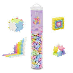 Plus-Plus Building Blocks 240-Piece Tube, Pastel
