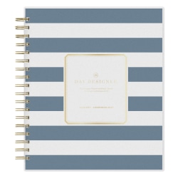 2027 Blue Sky Rugby Stripe Navy Daily/Monthly Planning Calendar, 8x10, 0%, Frosted PP, Jan-Dec, RY27