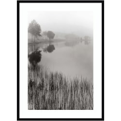 Amanti Art Lakeside Mist by Monte Nagler Wood Framed Wall Art Print, 30"W x 41"H, Black