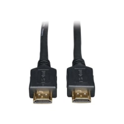 Eaton Tripp Lite Series High-Speed HDMI Cable, Digital Video with Audio, UHD 4K (M/M), Black, 3 ft. (0.91 m) - HDMI cable - HDMI male to HDMI male - 3 ft - double shielded - black