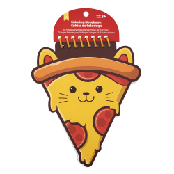 Little Yellow Bicycle® Pizza Shaped Notebook/Coloring Book