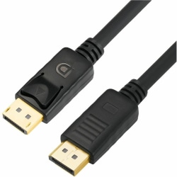 4XEM - DisplayPort cable - DisplayPort (M) to DisplayPort (M) - 6 ft - black - for P/N: 4XUSBCDISPADAPT