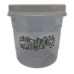Cocina Criolla Small Coffee And Sugar Container With Spoon, 5-7/16"H x 5-1/2"W x 5-1/2"D, Total Qty 1
