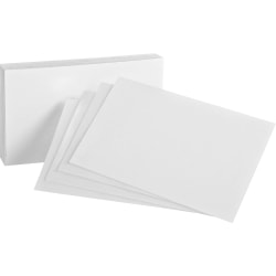 Oxford Printable Index Card - White - 4" x 6" - 85 lb Basis Weight - 500 / Bundle
