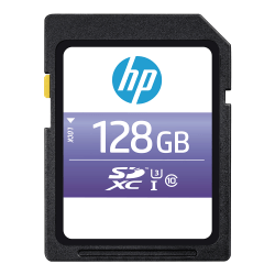 HP sx330 Class 10 U3 SDXC Flash Memory Card, 128GB, P-SD128U395HPSX-GE