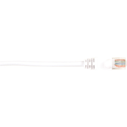 Black Box CAT5e Value Line Patch Cable, Stranded, White, 10-ft. (3.0-m), CAT5EPC010WH