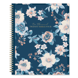 2023-2024 Blue Sky™ Life Note it® CYO Weekly/Monthly Academic Planning Calendar With Notes, 8-1/2" x 11", Bella, July 2023 to June 2024, 142181