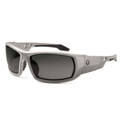 Ergodyne Skullerz® Safety Glasses, Odin, Polarized, Matte Gray Frame, Smoke Lens