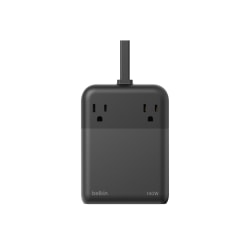 Belkin - Power strip - AC - 140 Watt - input: Type B - output connectors: 2 (2 x Type B, USB, 3 x USB-C (PD)) - 5 ft cord