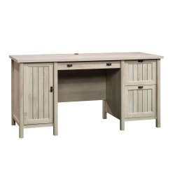 Sauder® Costa 60"W Computer Desk, Chalked Chestnut