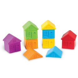 Learning Resources All About Me Sort & Match Houses, Set Of 6