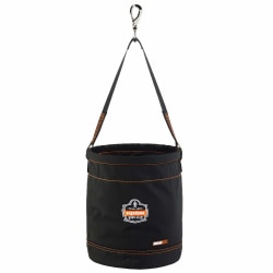 Ergodyne Arsenal 5970 Swiveling Hook Nylon Hoist Bucket, 15" x 12-1/2", Black