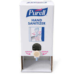 Purell® Quick Tabletop Stand Dispenser Kit, White