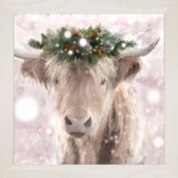 Timeless Frames® Holiday Art, 12" x 12", Highland Cow
