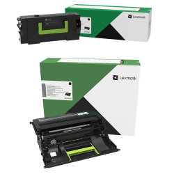 Lexmark™ 58D1H00 Black High Yield Return Program Toner Cartridge And Imaging Unit Set