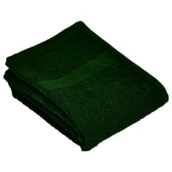 Valu Hand Towels, 16" x 27", Green, Pack Of 12 Towels