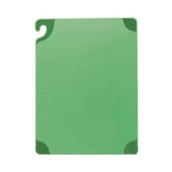 San Jamar Saf-T-Grip® Cutting Board, 1/2"H x 18"W x 24"D, Green