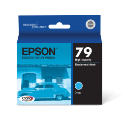 Epson® 79 Claria® Cyan High-Yield Ink Cartridge, T079220