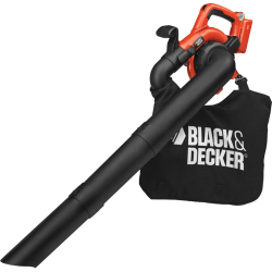 Black+Decker LSWV36 Cordless Sweeper/Vacuum - 120 mph Air Speed - 40 V DC - Battery - Cordless