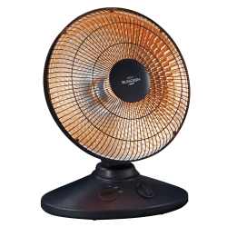 airbro™ SUNDISH 15-In. 1,000-Watt-Max Oscillating Radiant Dish Electric Heater, Black, HP-1000