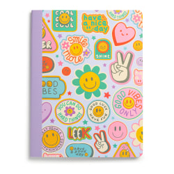 Eccolo CompBook, 7" x 9", 1 Subject, College Rule, 80 Sheets, Patches