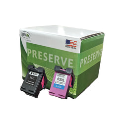 IPW Preserve 140-65X-ODP Remanufactured HP 65XL High-Yield Combo Pack, XL Black And XL Tri-Color, Replacement for HP N9K04AN & N9K03AN