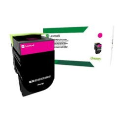 Lexmark 80C0SMG Original Standard Yield Laser Toner Cartridge, Magenta