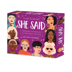 2026 Willow Creek Press Page-A-Day Daily Desk Calendar, 6-1/4" x 5-1/2", That's What She Said, January To December, 54437