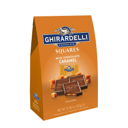 Ghirardelli® Chocolate Squares, Milk Chocolate And Caramel, 15.9 Oz Bag