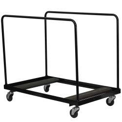 Flash Furniture Folding-Table Dolly For Round Folding Tables, 47"H x 29"W x 48"D, Black