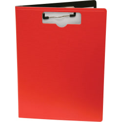Baumgartens Mobile OPS Unbreakable Recycled Clipboard - 0.50" Clip Capacity - Top Opening - 8 1/2" x 11" - Red - 1 Each