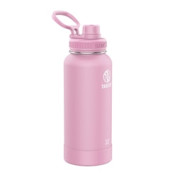 Takeya Actives Spout Water Bottle, 32 Oz, Pink/Lavender