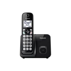Panasonic® DECT 6.0 Cordless Telephone, 1 Handset, KX-TGD510B