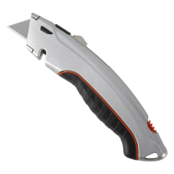 Office Depot® Brand Retractable Utility Knife, 2-5/16" Blade, Silver
