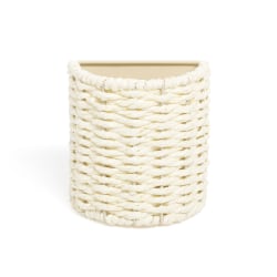 U Brands® Magnetic Locker Cup, 4"H x 3-9/16"W x 2-3/8"D, Beige