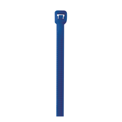 Partners Brand Colored Cable Ties, 40 Lb, 8", Blue, Case Of 1,000 Ties