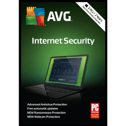Avast AVG Internet Security 2019, For 3 Devices, 2-Year Subscription, Product Key