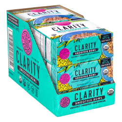 Pitaya Foods Organic Smoothie Bowls, Clarity, 6 Oz, Carton Of 6 Bowls