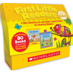 Scholastic First Little Readers: Guided Reading Levels G & H, Set Of 80 Books