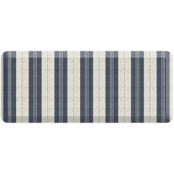 GelPro Designer Comfort Polyurethane Anti-Fatigue Mat For Hard Floors, 20" x 48", Taylor Blue