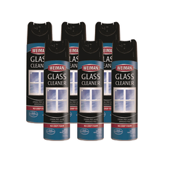 WEIMAN® Foaming Glass Cleaner, 19 oz Aerosol Spray Can, 6/Carton